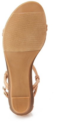 Forever 21 faux suede t-strap sandals