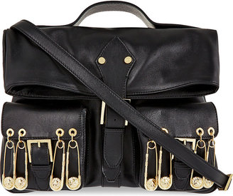 Versace VERSUS Versus foldover leather bag
