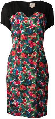 Band Of Outsiders squiggle floral dress