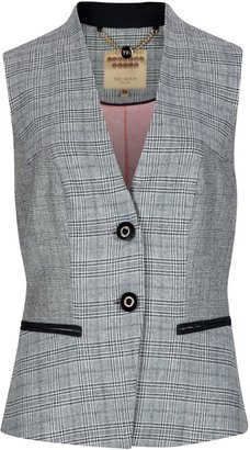 Ted Baker Gorgiew Check Suit Waistcoat