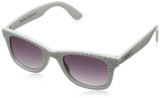 XOXO Women's Front Row Iridium Wayfarer Sunglasses