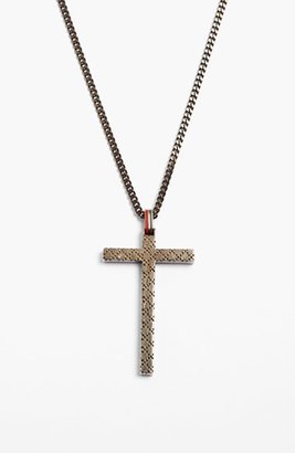 Gucci Men's 'Diamantissima' Cross Necklace