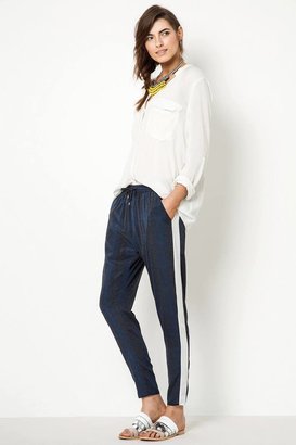 Anthropologie Custommade Striate Trousers