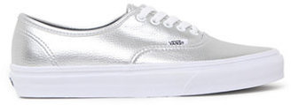 Vans Authentic Leather Silver Sneakers