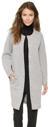 Alexander Wang T by Oversized Collarless Coat