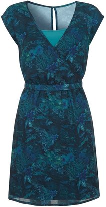 Yumi Camouflage floral dress