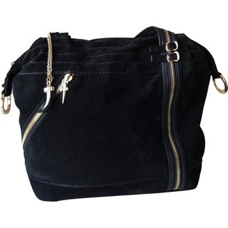 Cesare Paciotti Black Leather Handbag