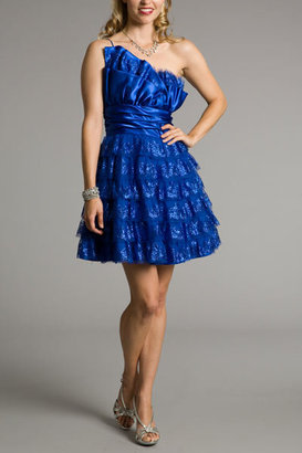 Masquerade Blitzy-Royal Blue Homecoming Dresses