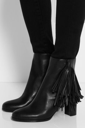 Christian Louboutin Jimmynetta 70 fringed leather ankle boots