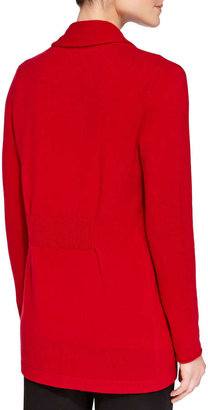 Neiman Marcus Cashmere Pinched-Back Cardigan