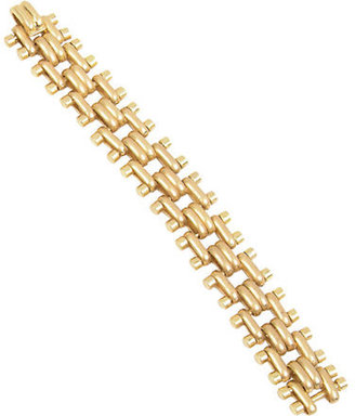 Kenneth Cole NEW YORK Gold-Tone Geometric Link Bracelet