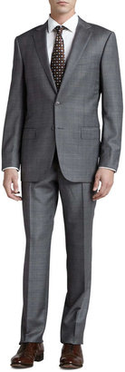 Ermenegildo Zegna Glen Plaid Two-Piece Suit, Gray