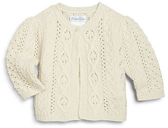 Ralph Lauren Infant's Pointelle Knit Cardigan/3-12 mo