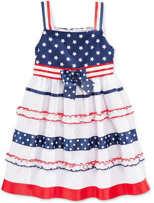 Bonnie Jean Little Girls' Americana Tiered Dress