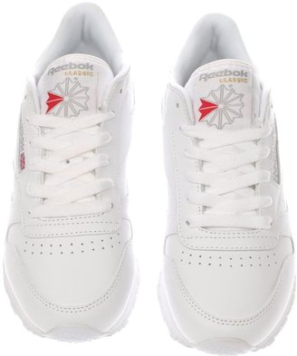 Reebok Womens White Classic Leather Trainers