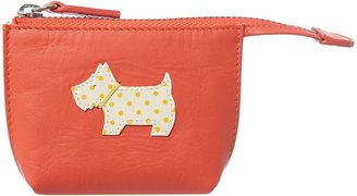 Radley Heritage dog orange small coin purse