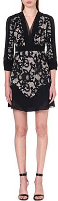 Diane von Furstenberg Fern lace-panel dress