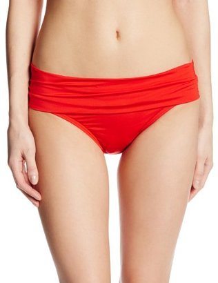 Jantzen Women's Solid Shirred-Waist Hipster Swimsuit Bottom