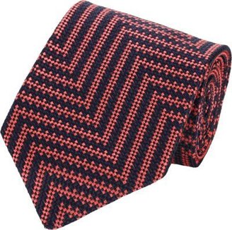 Duchamp Basketwoven Silk Neck Tie
