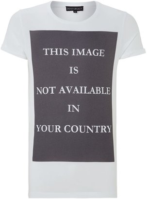 Dead Legacy Men's Image Not Available Print T Shirt
