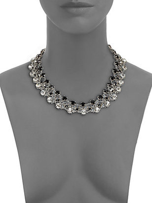 ABS by Allen Schwartz Faceted Triple-Row Necklace