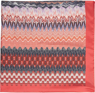 Missoni Printed silk-twill scarf