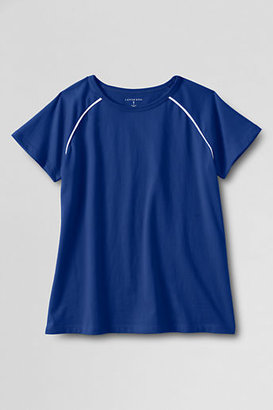 Lands' End Women's Short Sleeve Raglan T-shirt