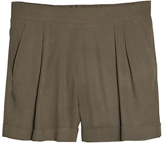 MANGO Lightweight Shorts, Khaki