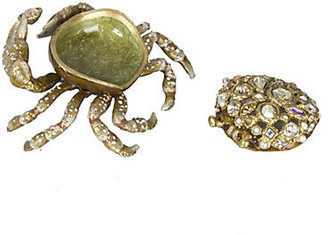 Jay Strongwater Bejeweled Crab Box