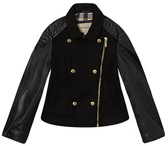 Burberry Wool and leather jacket 4-14 years