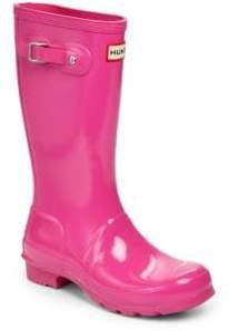Hunter Girl's High Gloss Original Tall Rain Boots