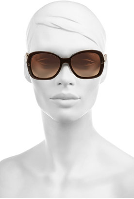 Lanvin Square-frame printed sunglasses