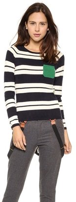 Chinti and Parker Snug Stripe Sweater