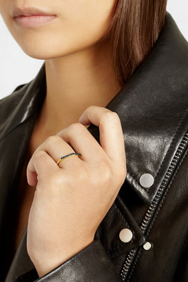 Ileana Makri Hexagonal 18-karat gold diamond ring