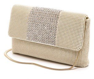 Whiting & Davis Crystal Panel Clutch