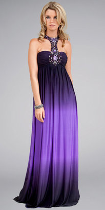 Jovani Purple Ombre Evening Gowns