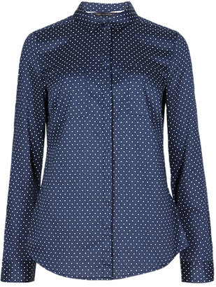 Marks and Spencer Pure Cotton Spotted Oxford Shirt