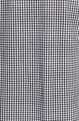 Carven Vichy Piqué Cotton Polo Dress