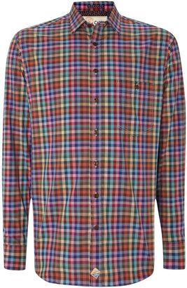 Simon Carter Men's Gingham Multi Check Shirt