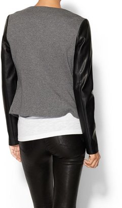 Tinley Road Mel Leather Sleeve Blazer