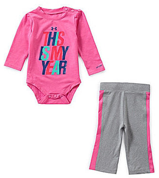 Under Armour Newborn-12 Months This Is My Year Bodysuit & Pant Set