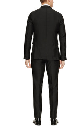 CNC Costume National Linen Pindot Suit