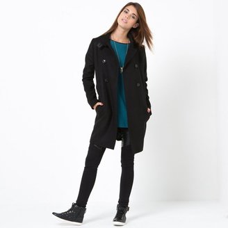 Shopping Prix R edition Mid-Length Coat with Stand-Up Collar