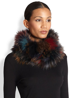 Adrienne Landau Fox Fur Cowl
