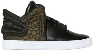 Supra Falcon Leather & Ponyskin Sneakers