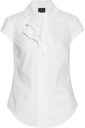 Vivienne Westwood Approval pussy-bow stretch-cotton top
