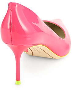 Webster Sophia Piped Patent Leather Pumps