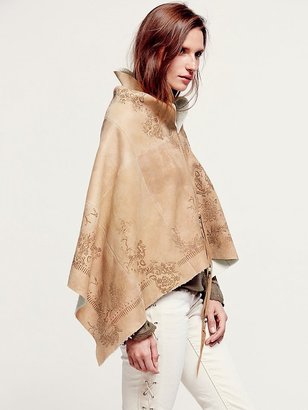 Free People Sherpa Lined Hand Painted Pullover