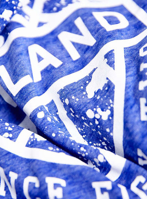 Topman Portland Blue Burnout Roller T-Shirt