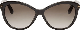 Tom Ford Black Telma Soft Cat-Eye Sunglasses
